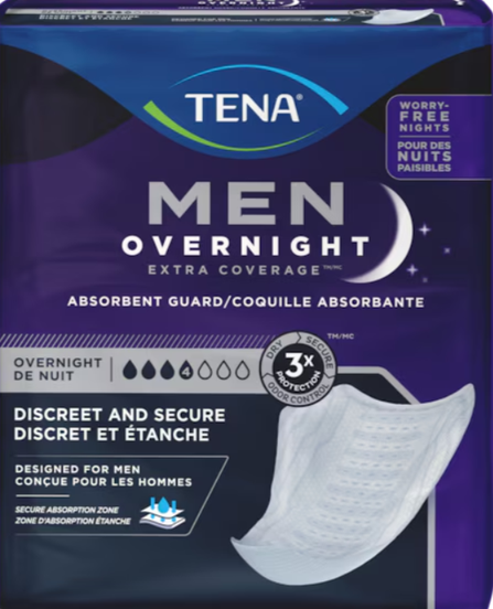TENA Men Overnight Extra Coverage